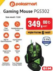 POLOSMART GAMİNG/OYUNCU MOUSE PGS302